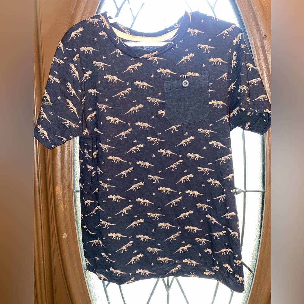 Dinosaur Tee with front pocket